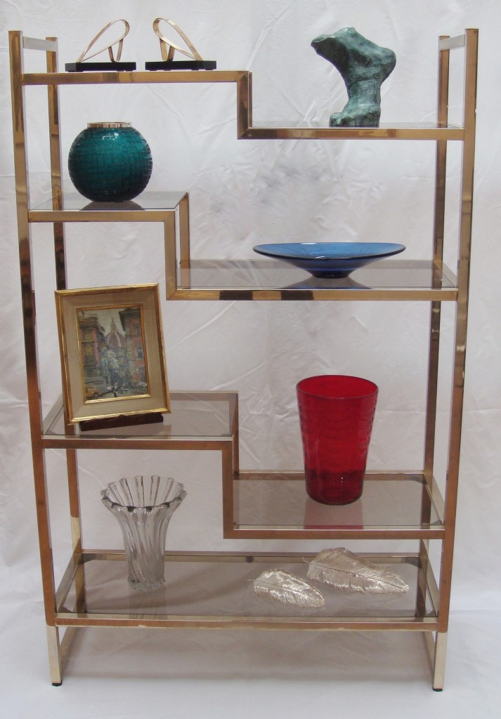 Brass Etagere