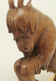 Hoenig walnut goat detail
